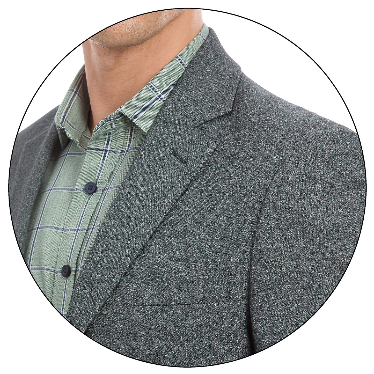 Saco Casual Para Caballero Slim Fit En Tejido  Liso