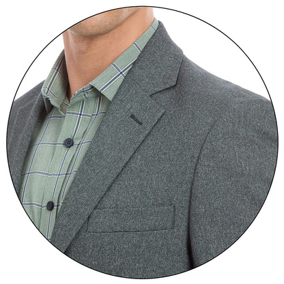 Saco Casual Para Caballero Slim Fit En Tejido  Liso