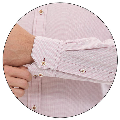 Camisa Formal Slim Fit a Cuadros para Caballero