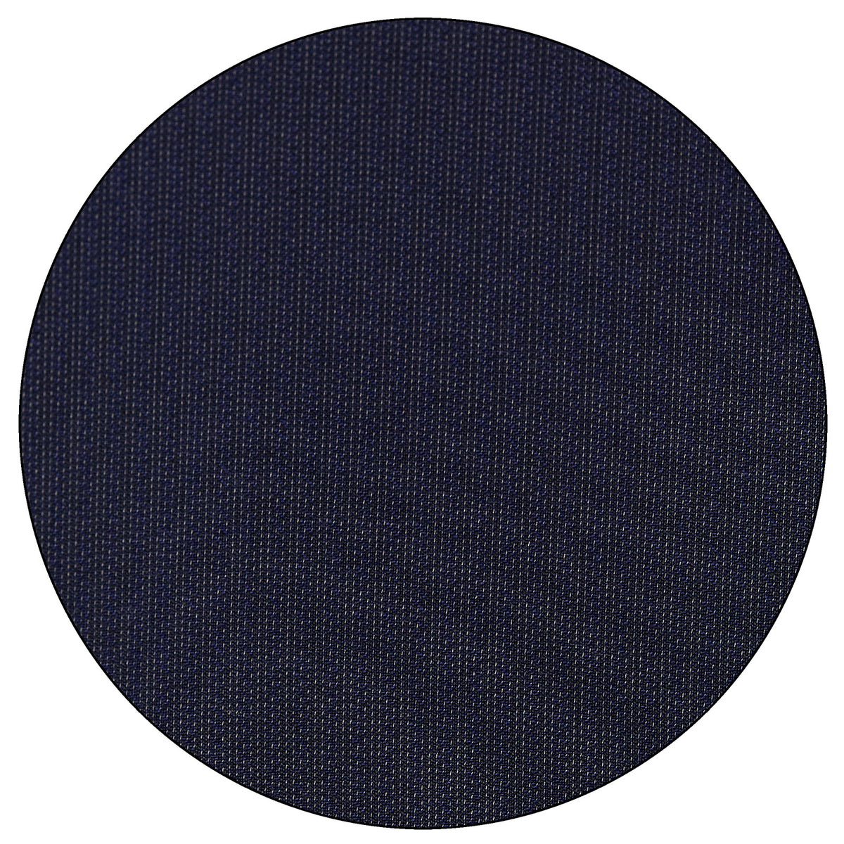 Detalle del tejido poliéster azul marino liso del traje Vittorio Forti VTR66168, textura y acabado de alta calidad.