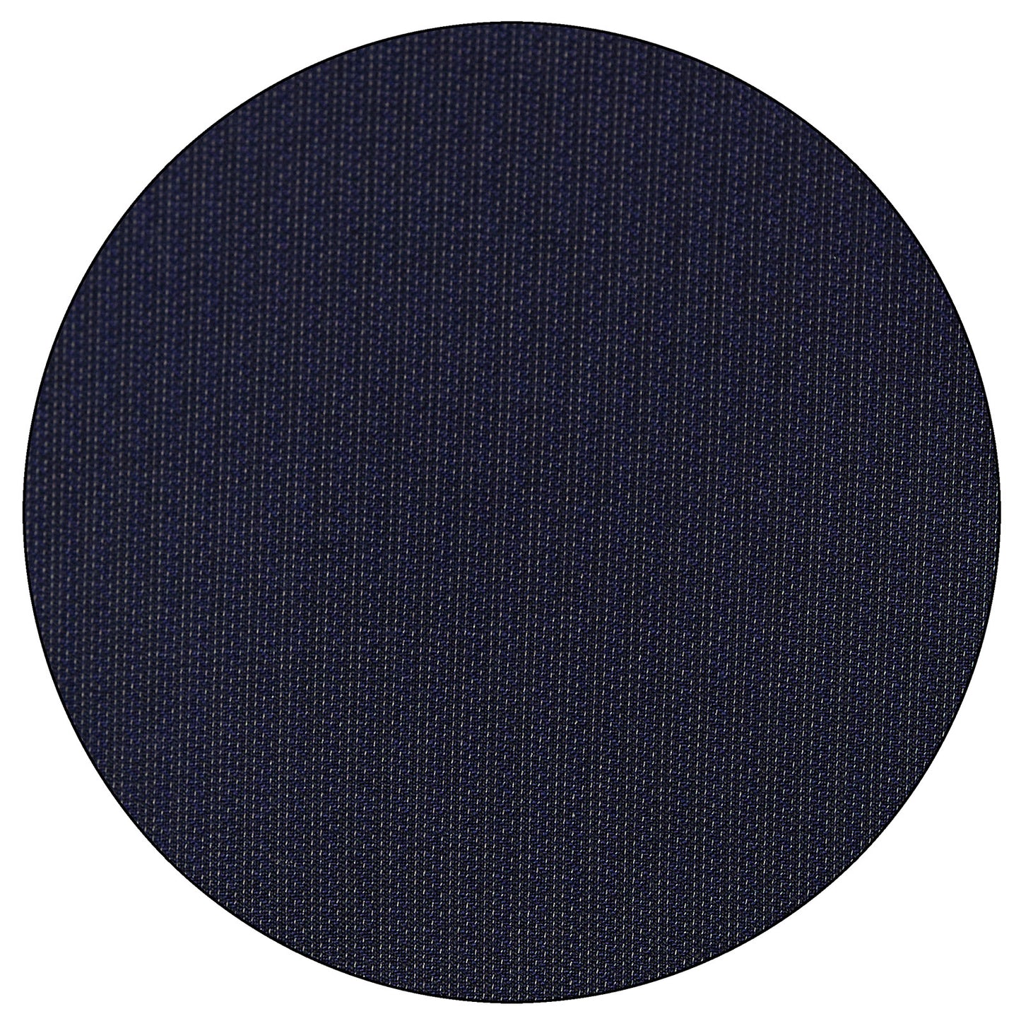 Detalle del tejido poliéster azul marino liso del traje Vittorio Forti VTR66168, textura y acabado de alta calidad.