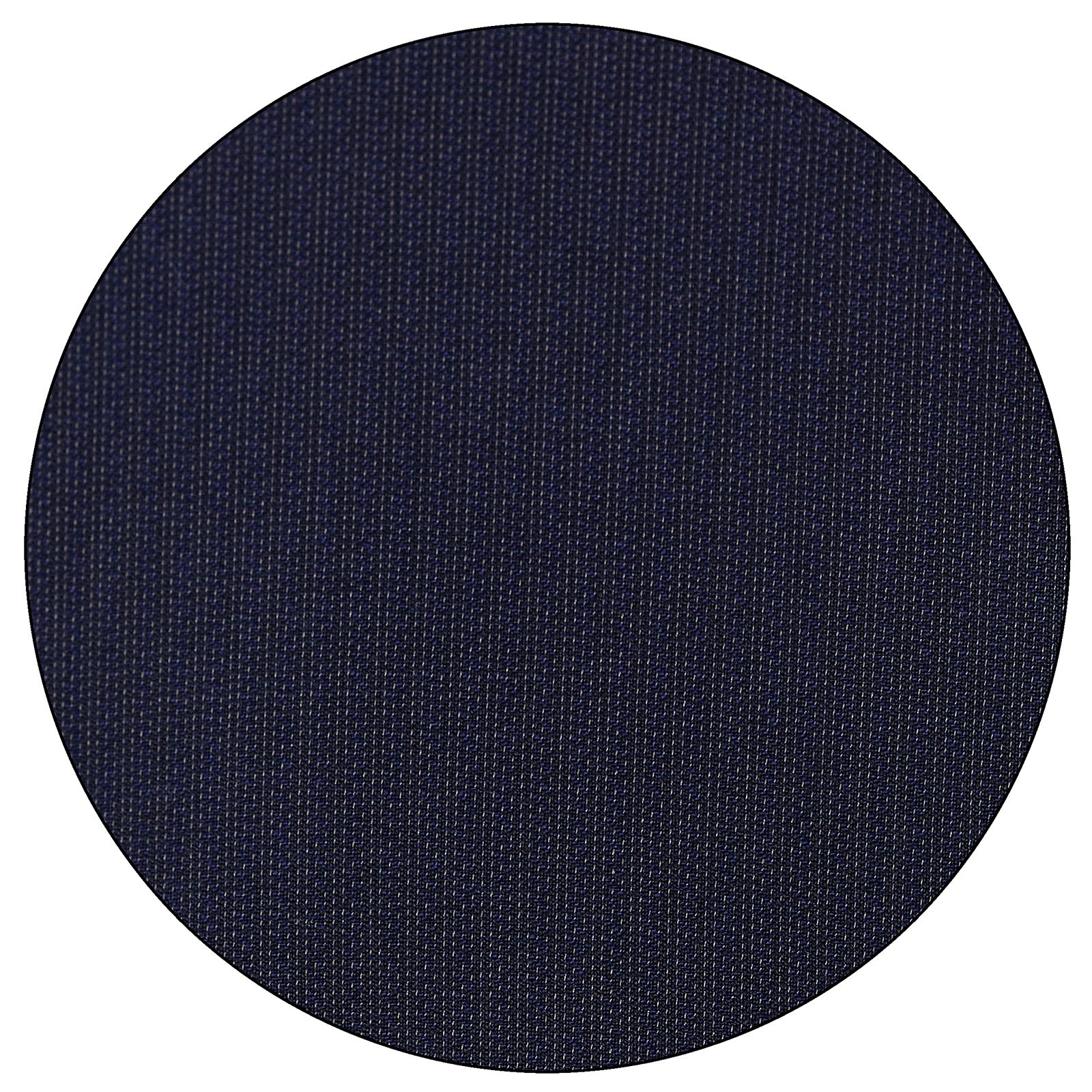 Detalle del tejido poliéster azul marino liso del traje Vittorio Forti VTR66168, textura y acabado de alta calidad.