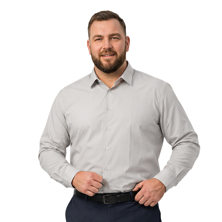 Camisa Regular Fit Talla Extra para Caballero Elegante
