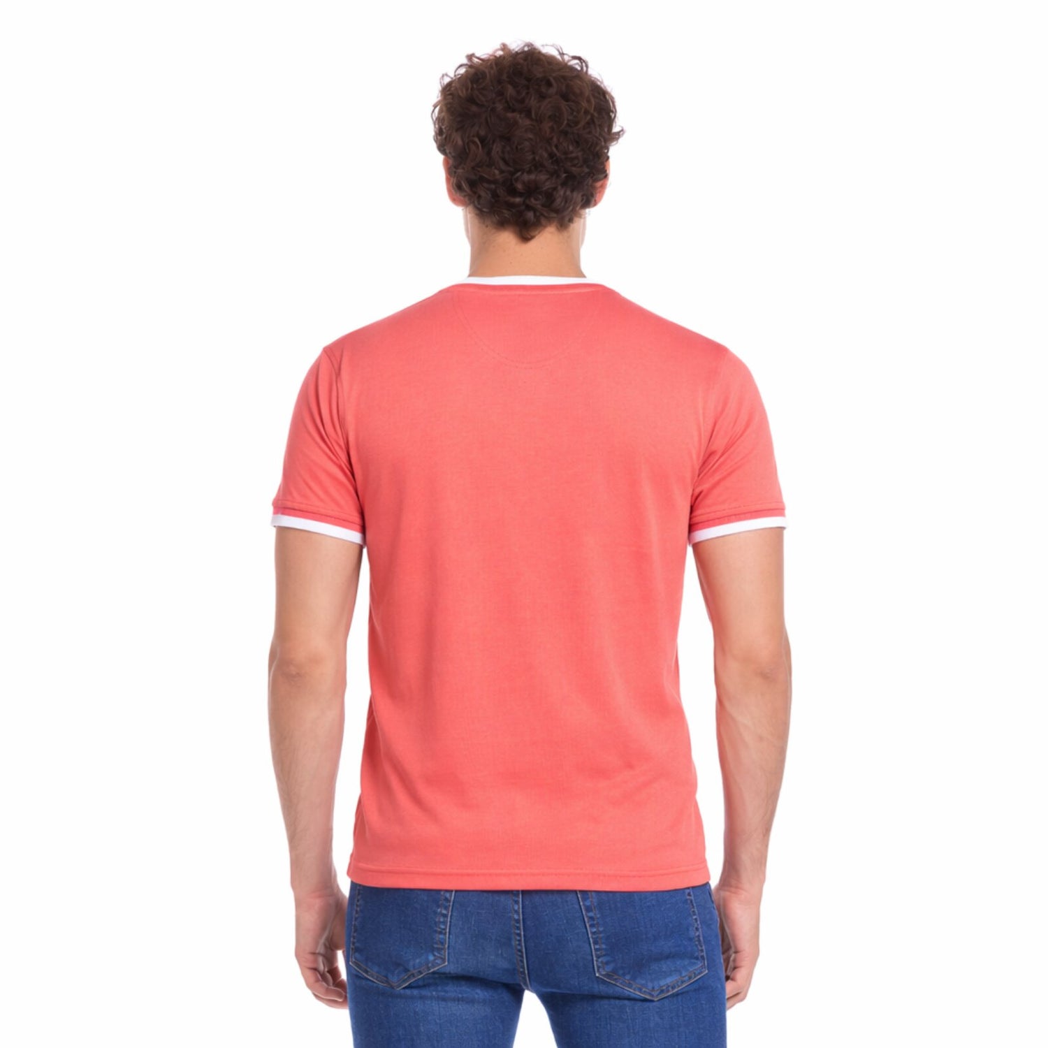 Playera Business Casual Cuello Redondo Slim Fit