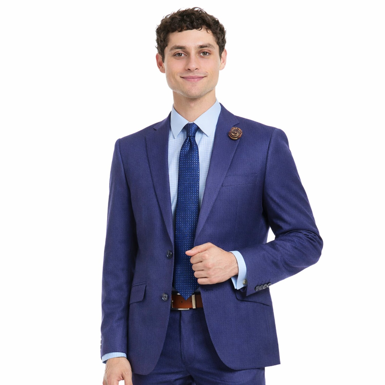 Saco separates en tejido liso Slim Fit