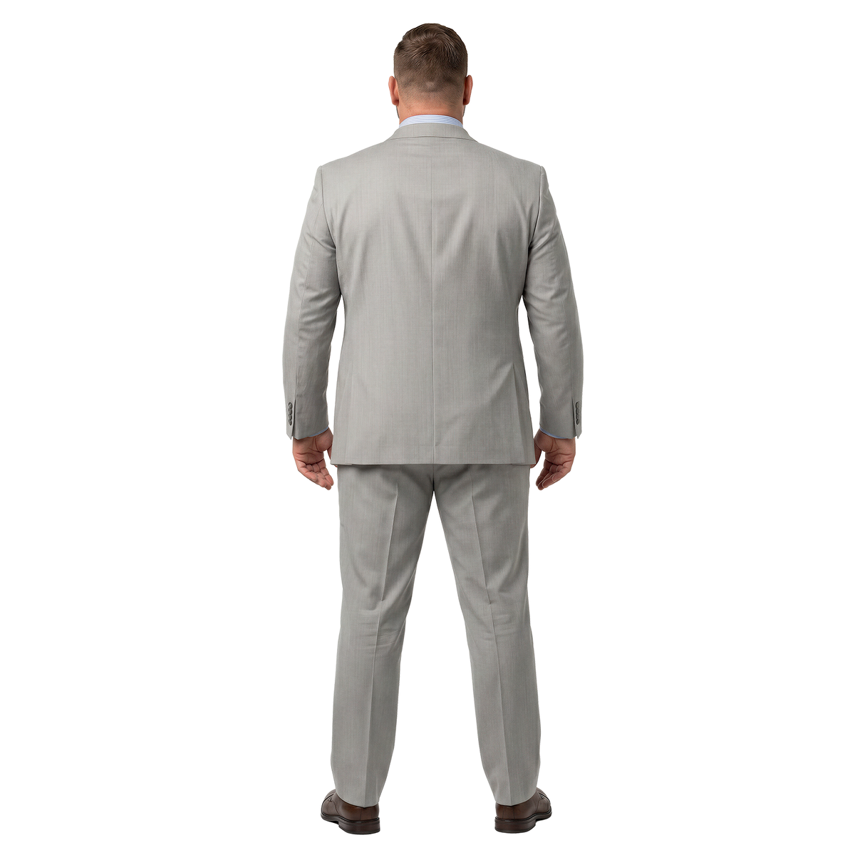 Traje Talla Extra Liso para Caballero Elegante Formal