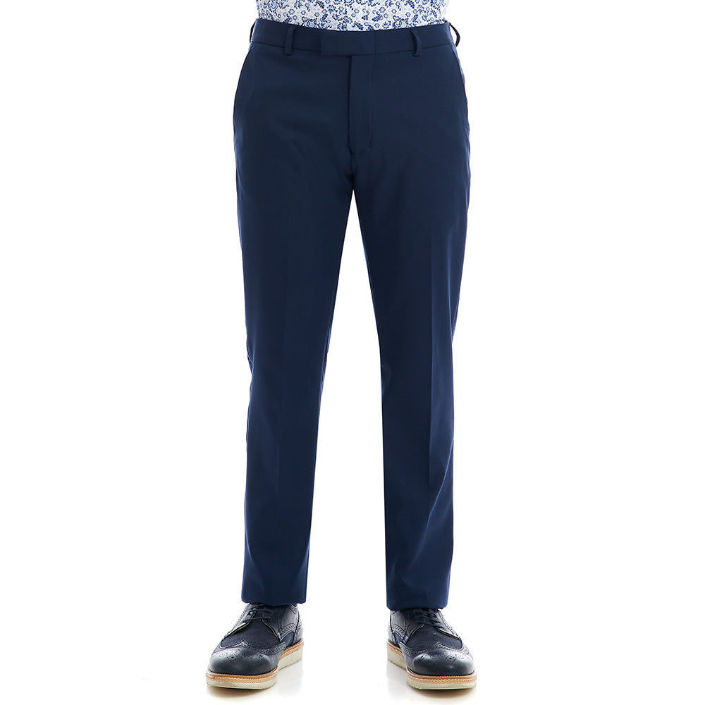 Pantalón De Vestir Para Hombre Formal liso Slim-Fit