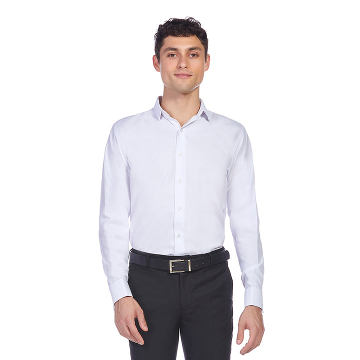 Camisa Manga Larga | Blanco | Slim Fit