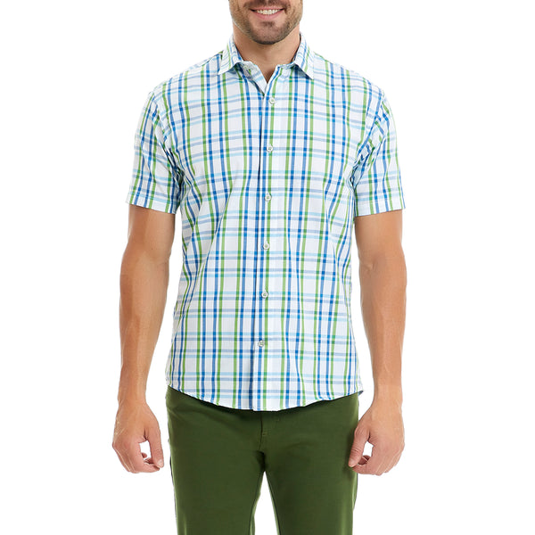 Camisa  Manga Corta | Verde | Slim-Fit