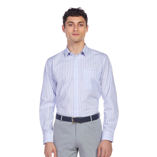 Camisa Azul Formal para hombre slim fit