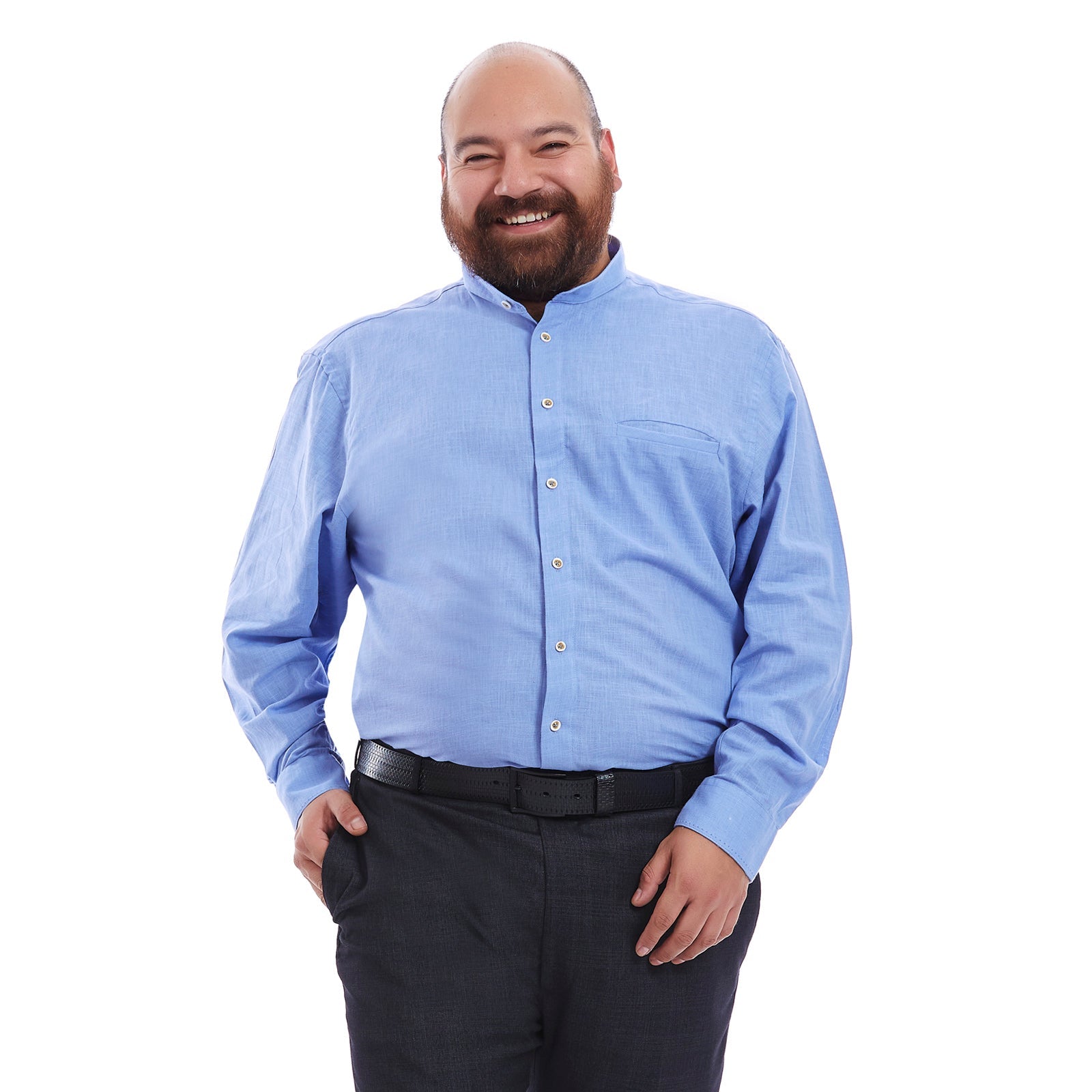 camisa talla extra para hombre lisa