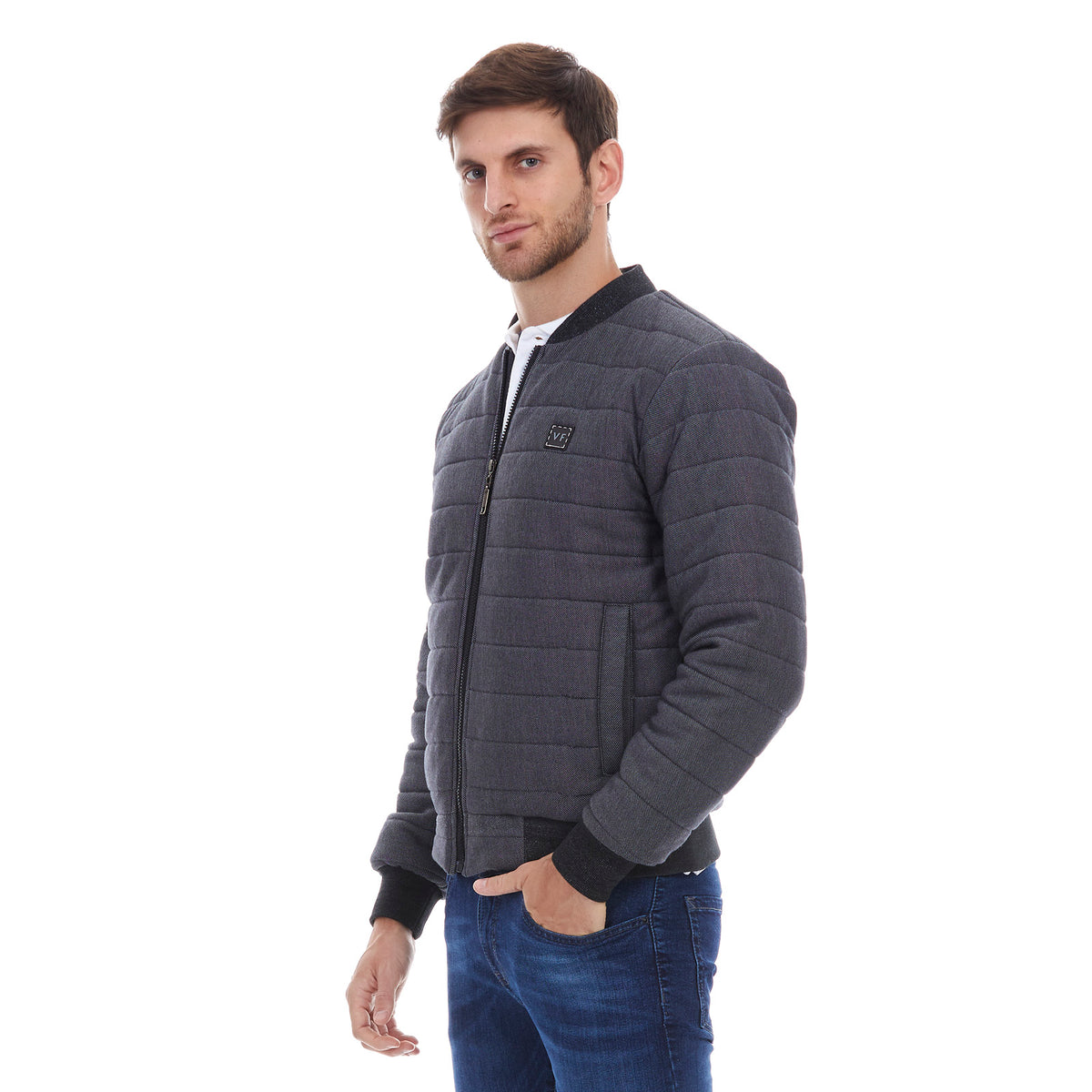 Chamarra casual para hombre slim fit