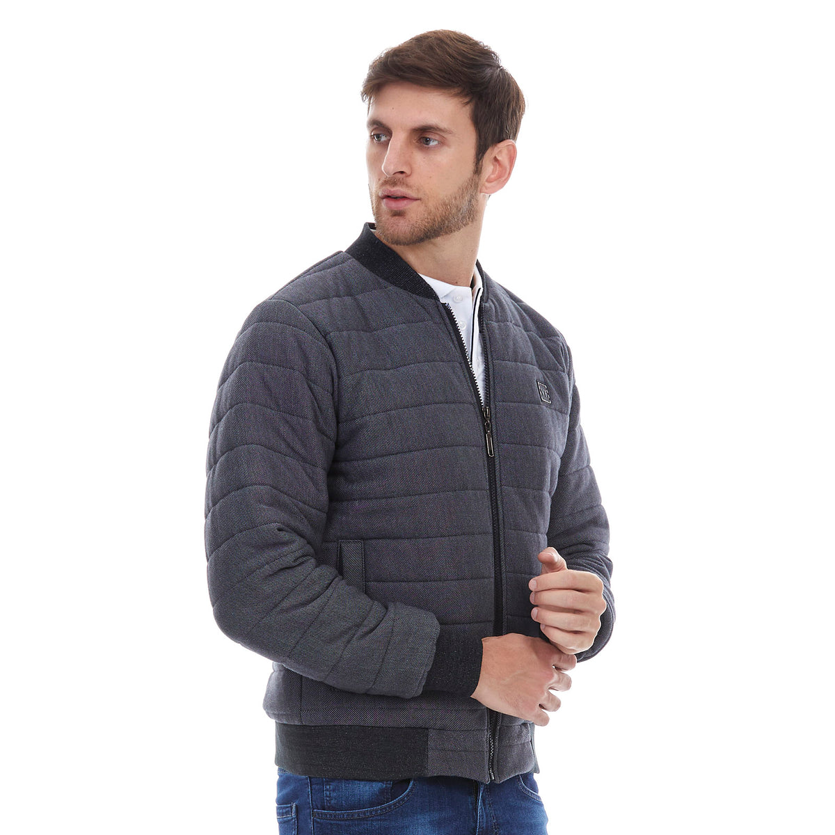 Chamarra casual para hombre slim fit