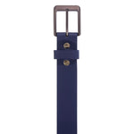 cinturon azul marino para hombre