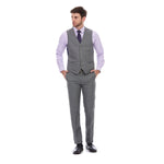 Chaleco formal para hombre slimfit color gris