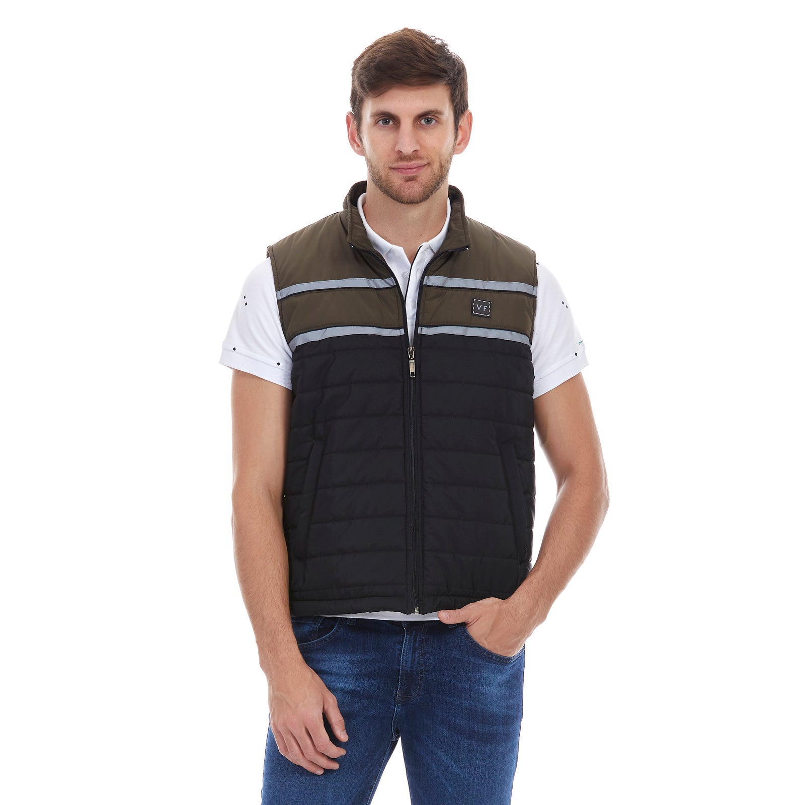 Chaleco para hombre slimfit marca vittorio forti