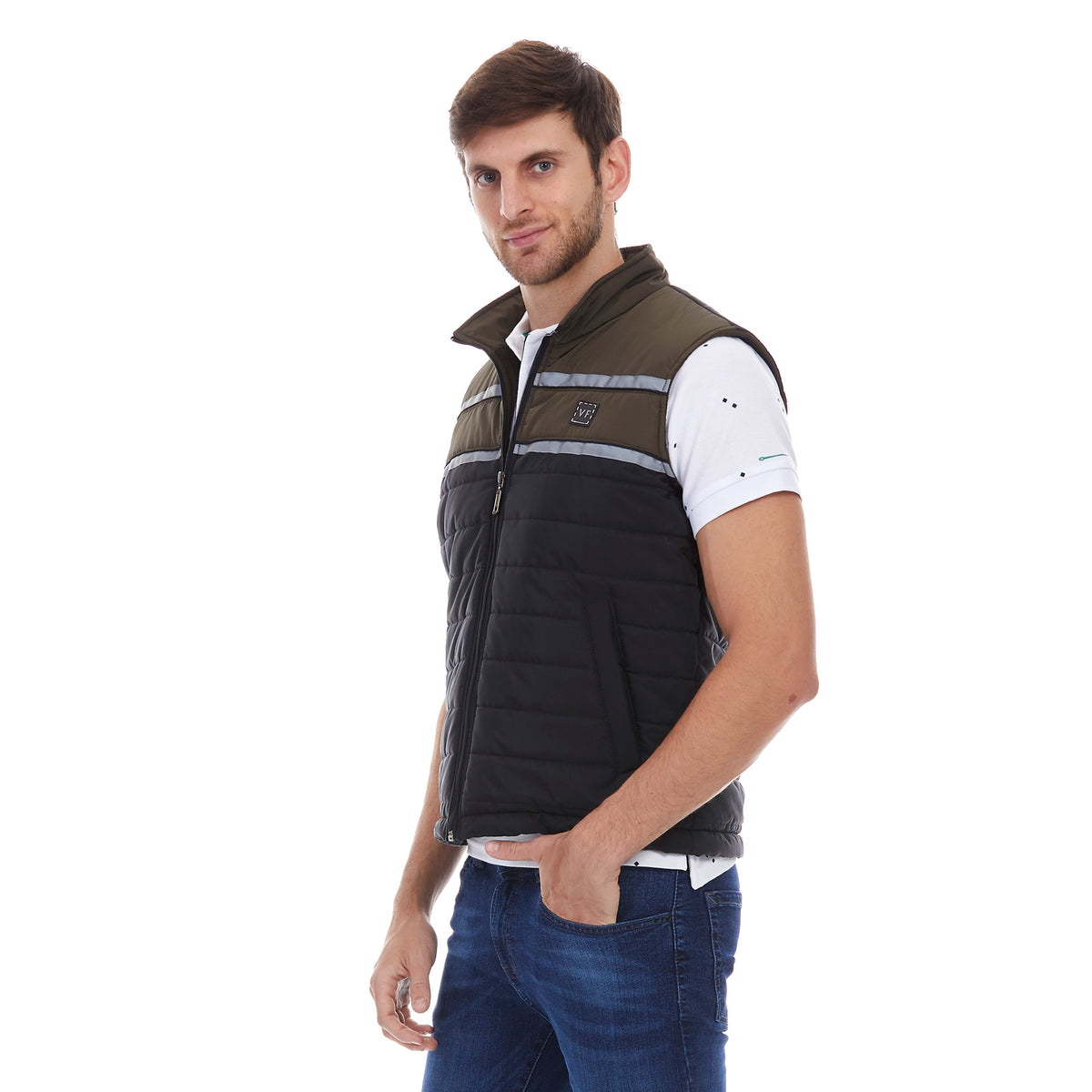 Chaleco para hombre slimfit marca vittorio forti