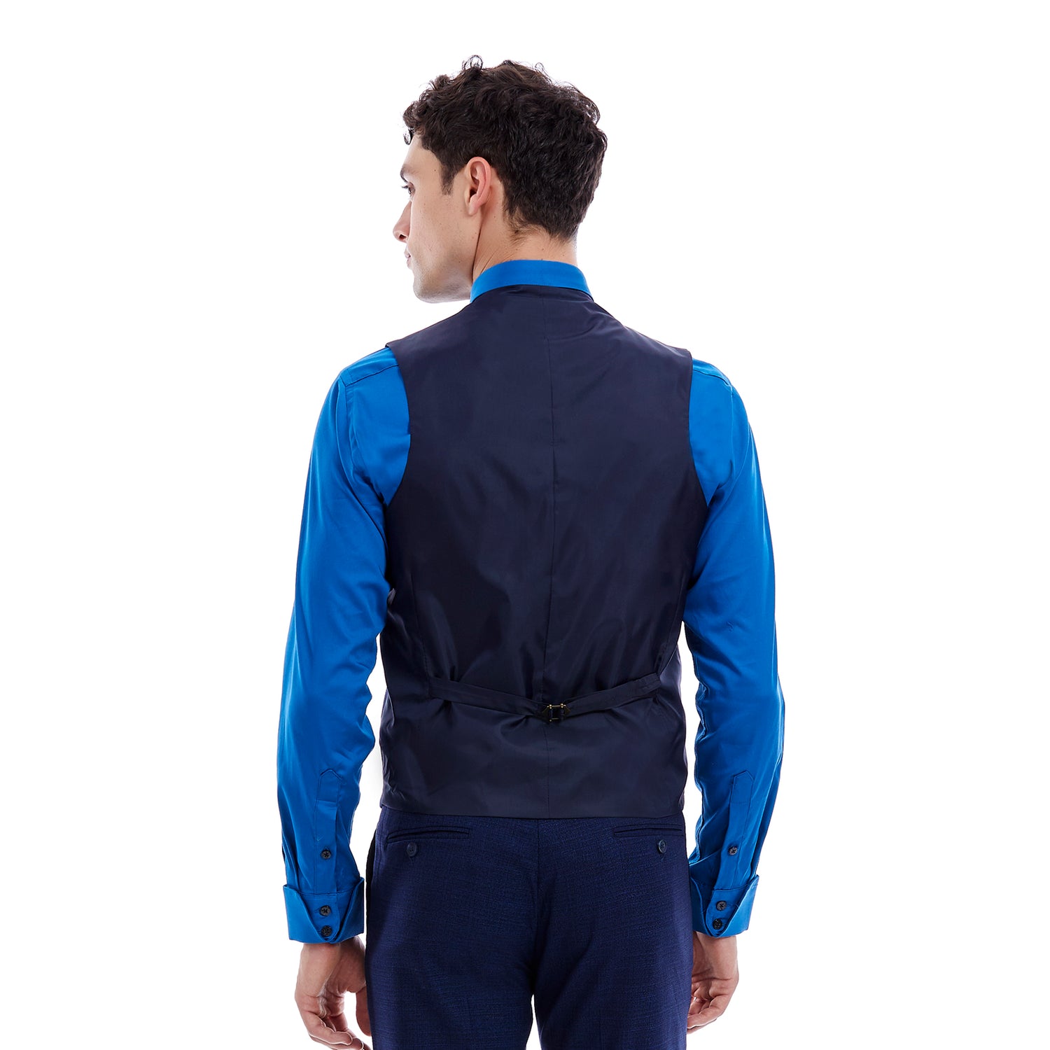 Chaleco formal para hombre slimfit color azul