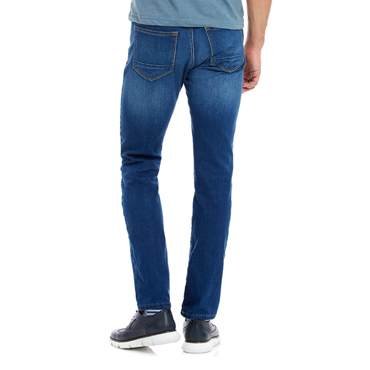 Jeans para caballero color azul Slim Fit