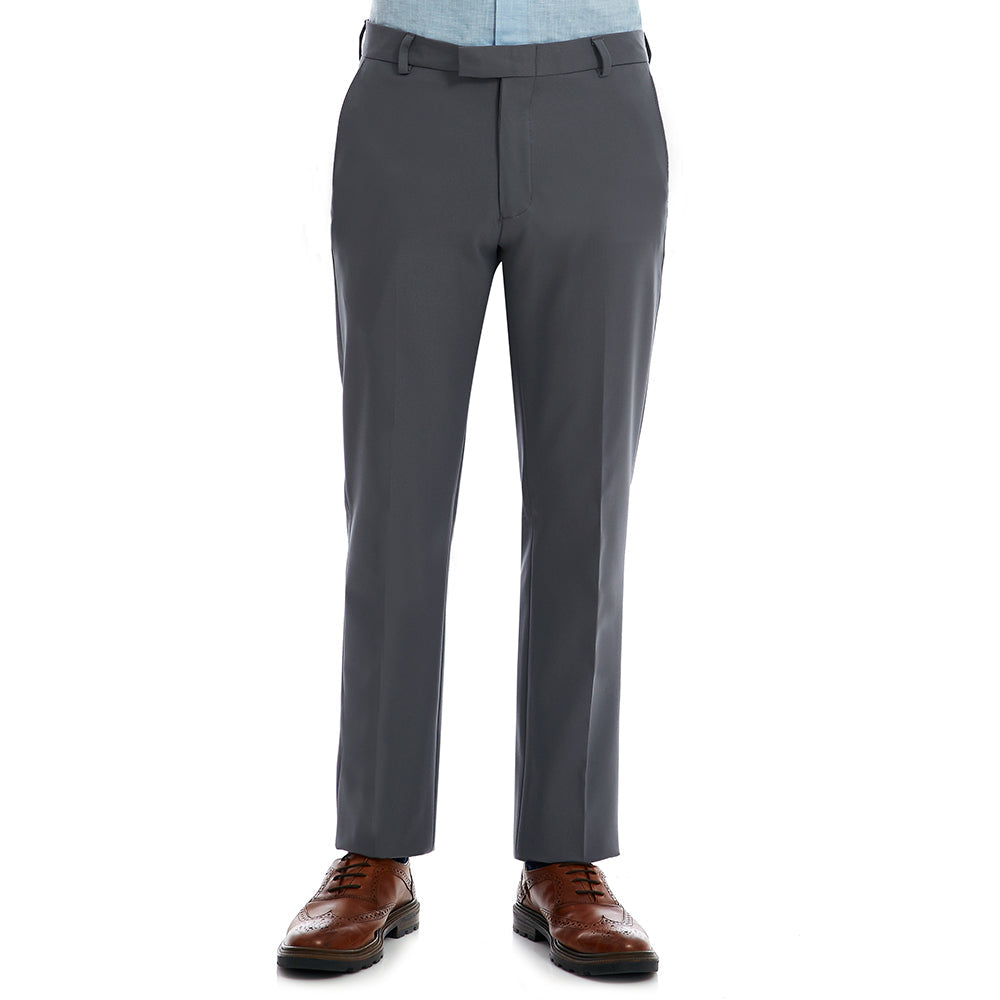 Pantalón De Vestir Para Hombre Formal liso Slim-Fit