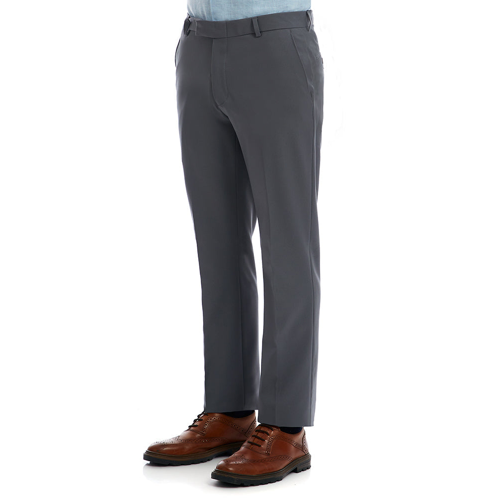 Pantalón De Vestir Para Hombre Formal liso Slim-Fit