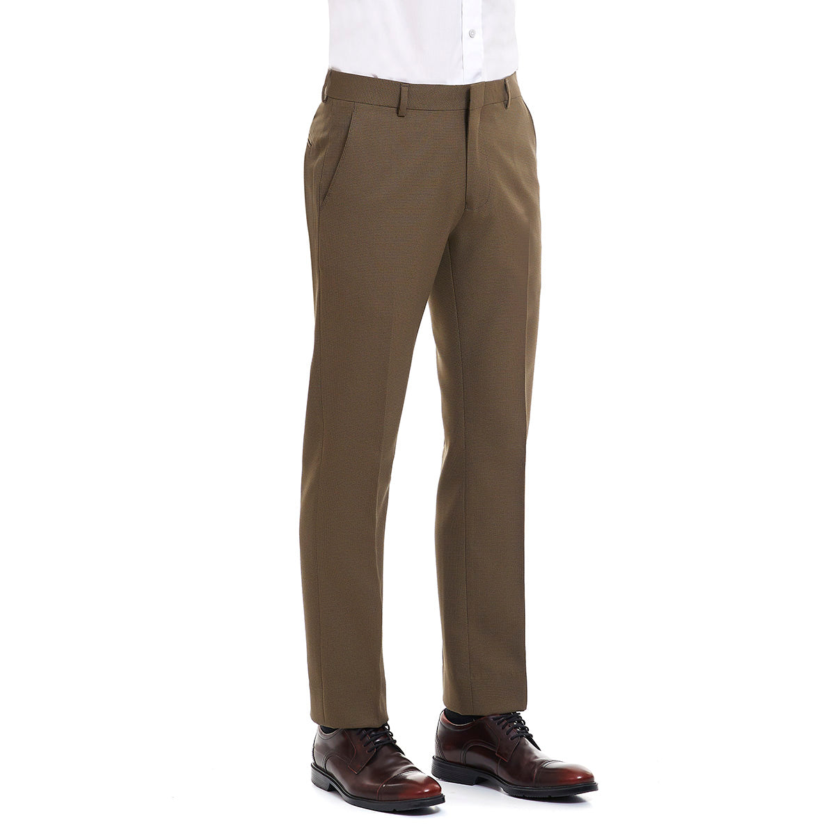 Pantalones color cafe para hombre hot sale