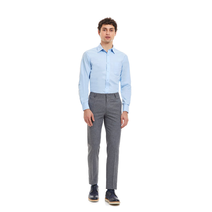 Pantalon para caballero formal color gris Slimfit