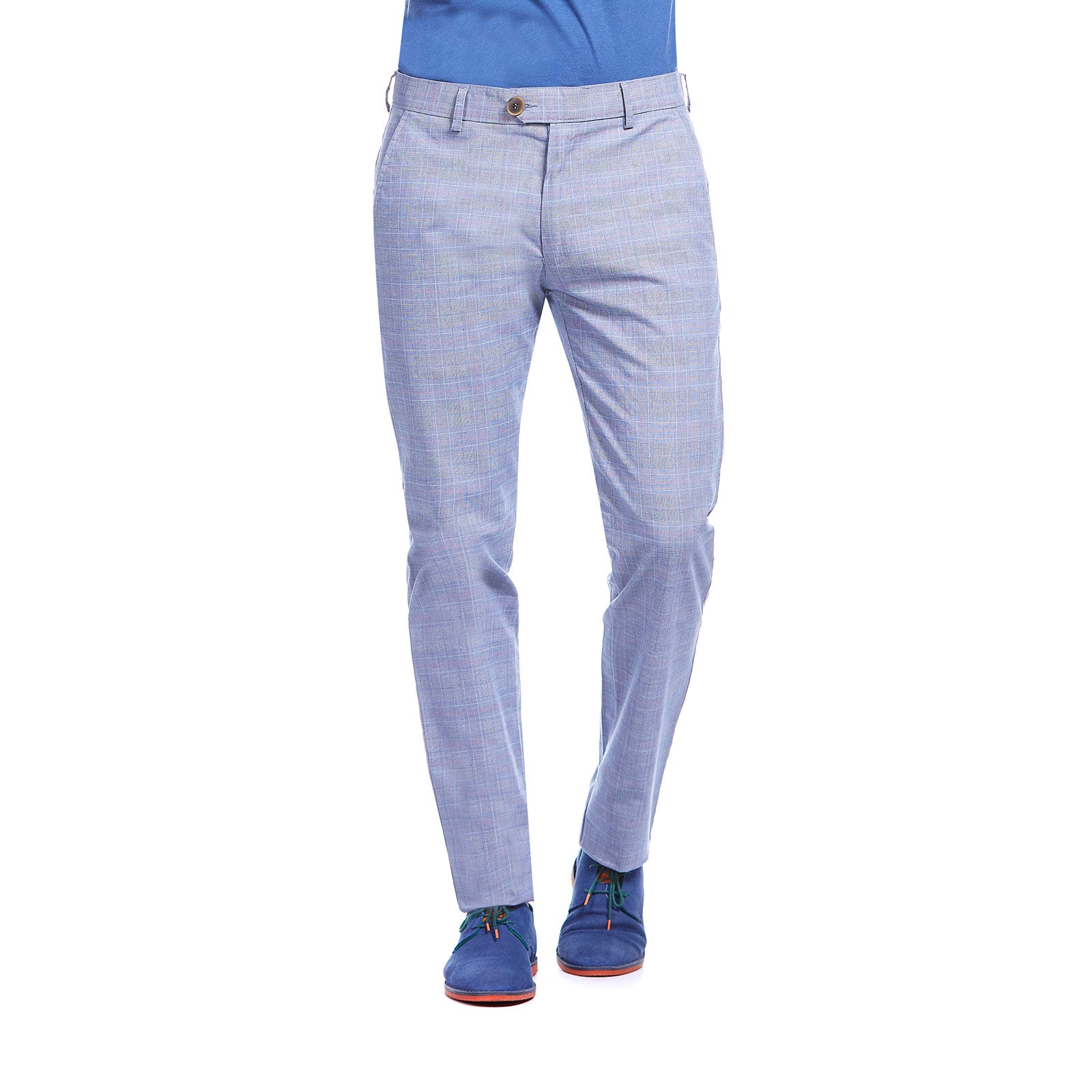 Pantalon casual para hombre color azul 