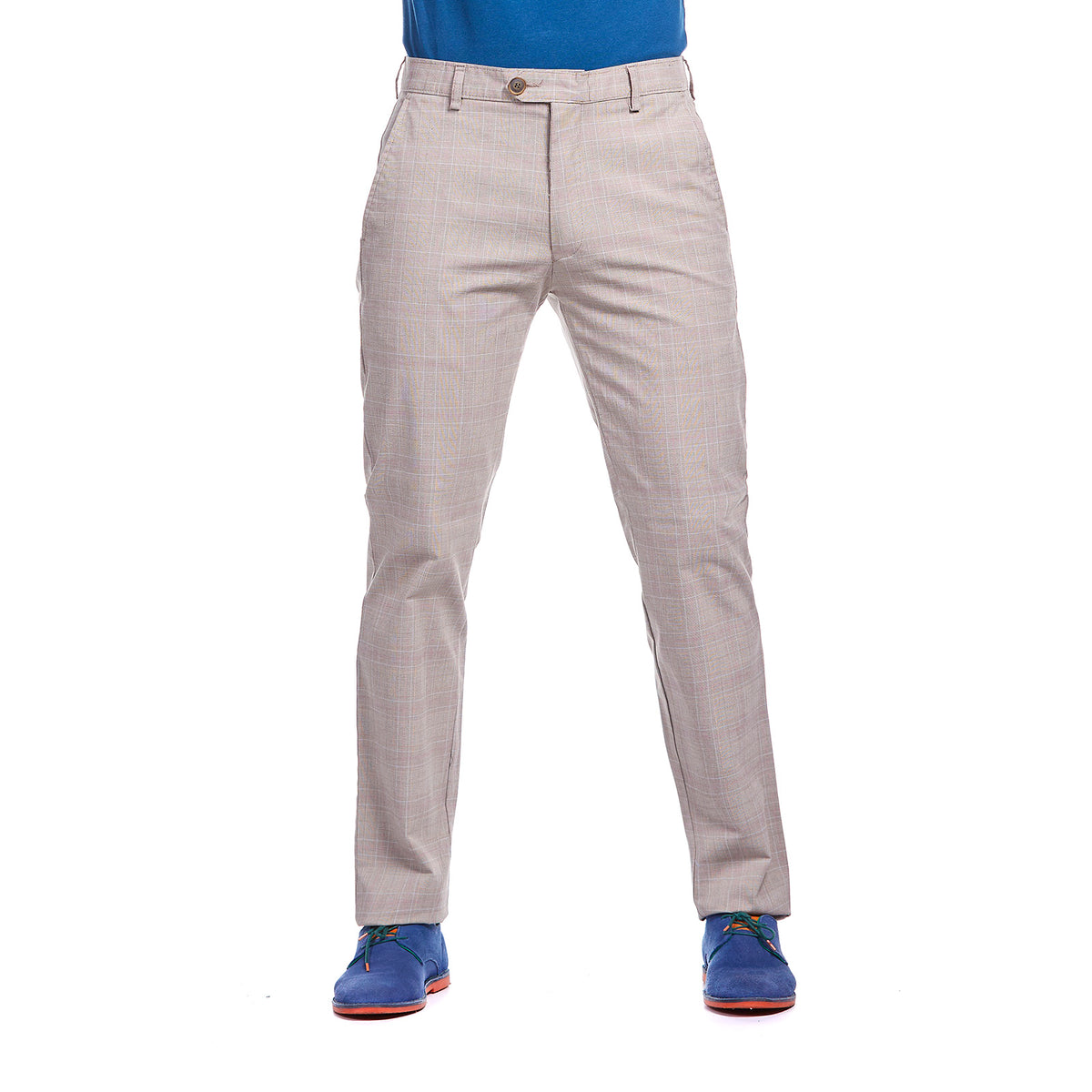 Pantalon formal para hombre color café