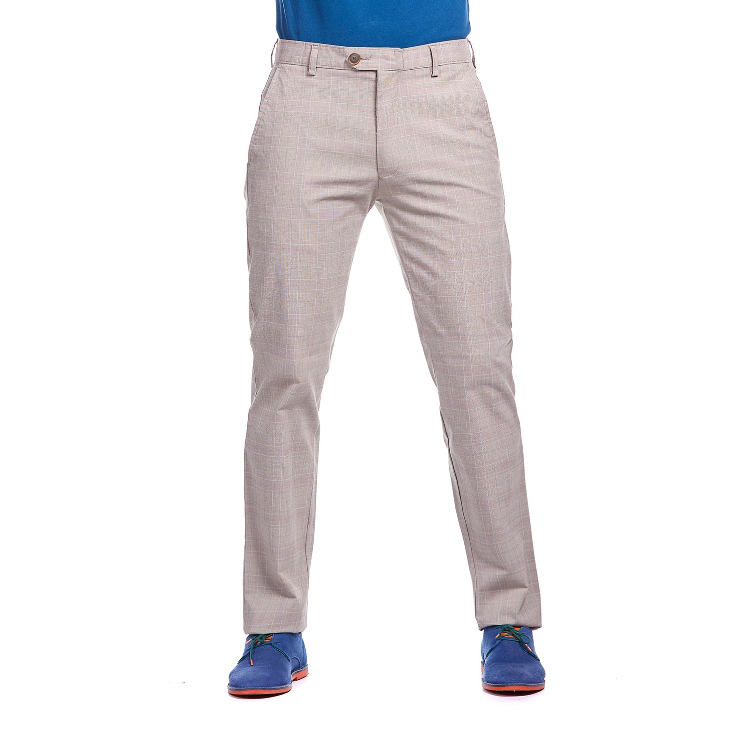 Pantalon formal para hombre color café