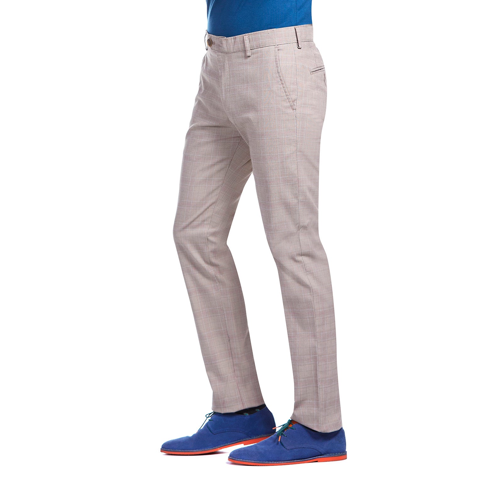 Pantalon formal para hombre color café