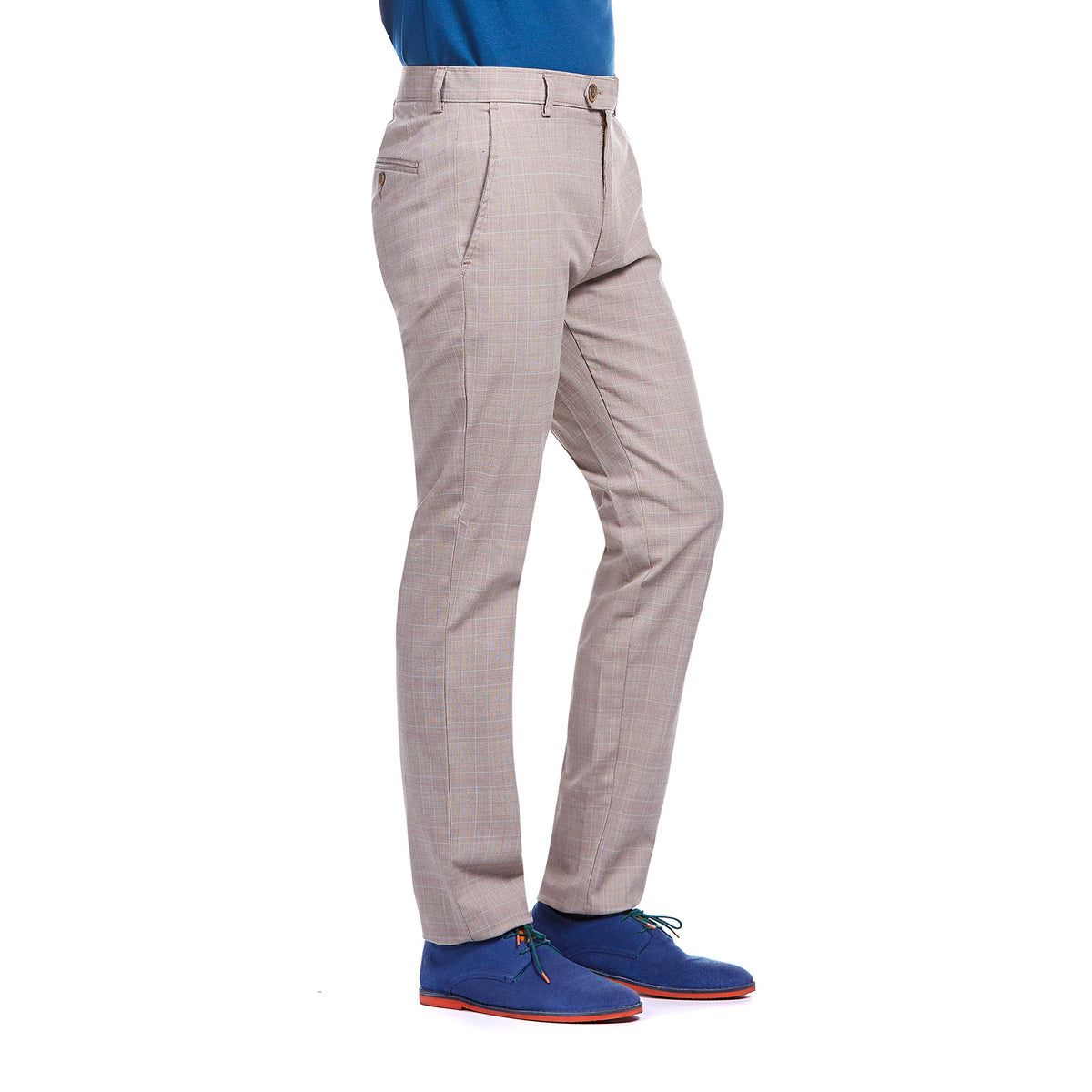 Pantalon formal para hombre color café