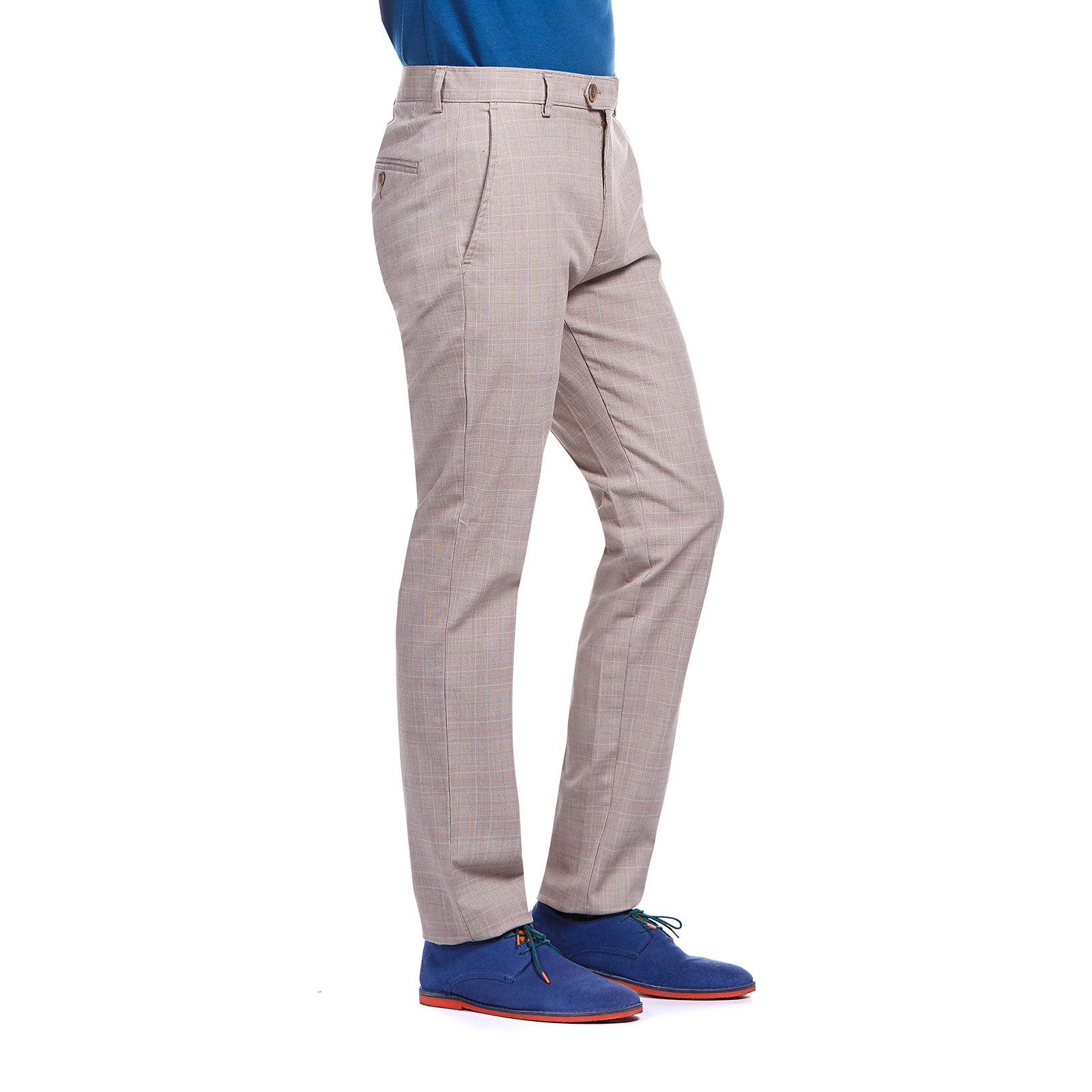 Pantalon formal para hombre color café