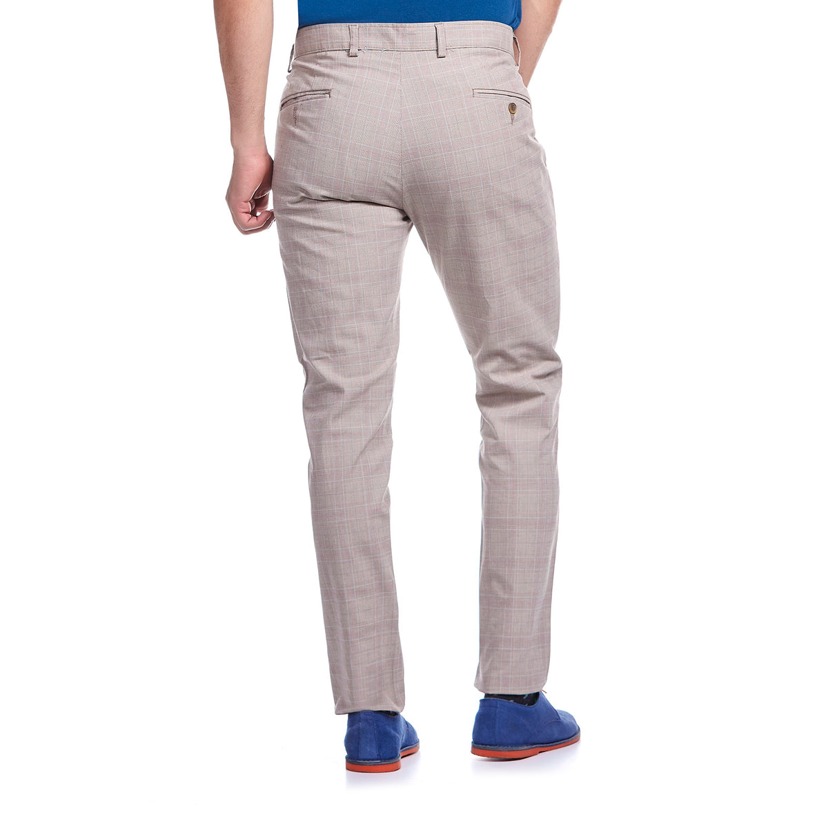 Pantalon formal para hombre color café