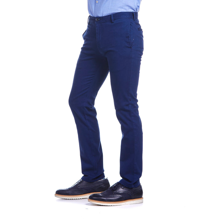Pantalon formal para hombre color azul 