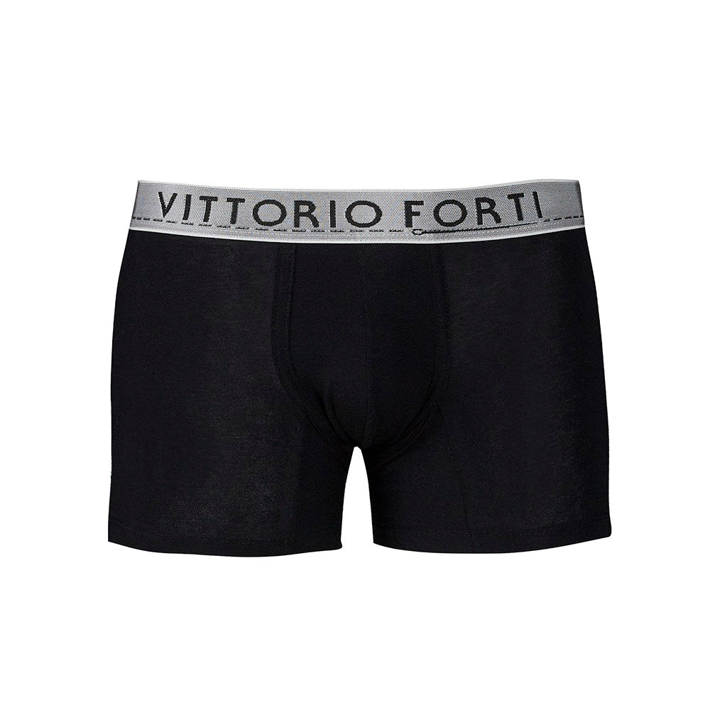 Boxer Negro para hombre, corte Trunk, lencería de Algodón