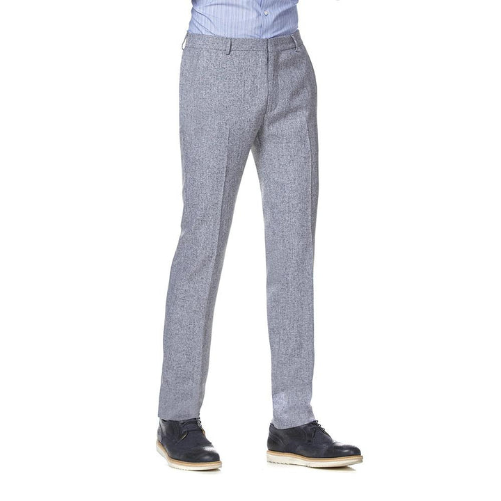 Pantalón De Vestir Para Hombre Formal Gris Slim-Fit