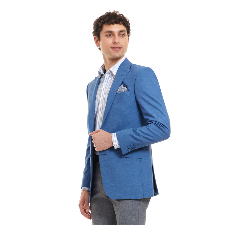 Saco formal azul para hombre slim fit