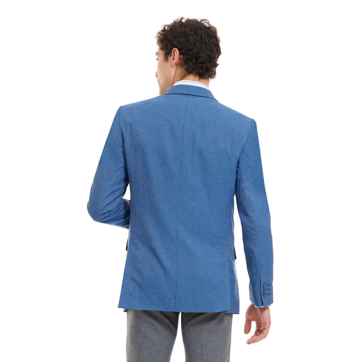 Saco formal azul para hombre slim fit