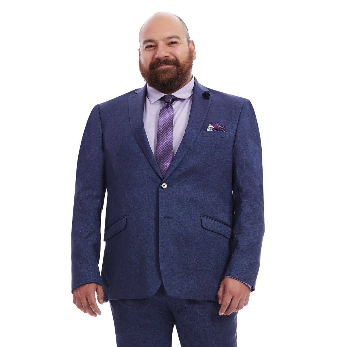 Saco para hombre talla extra color Azul marino
