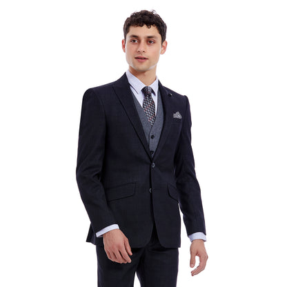 saco formal para hombre slimfit color negro