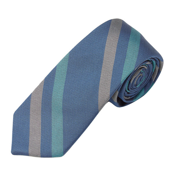 corbata azul con lineas de vestir formal moderna para hombe slim vittorio forti ropa d emoda para hombre tienda de ropa online para hombre con descuento