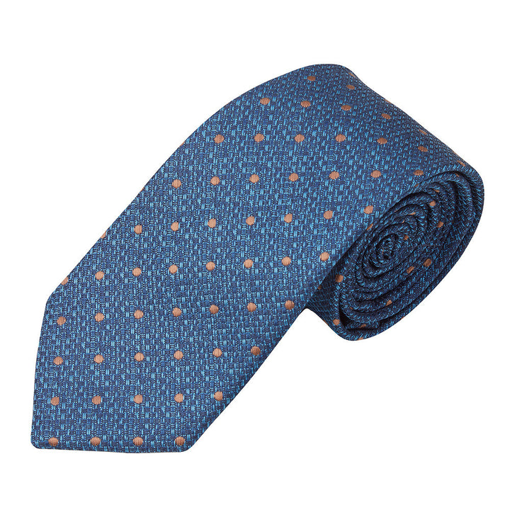 corbata azul con naranja para hombre formal de vestir moderna vittorio forti ropa de moda para hombre tienda de ropa online para hombre con descuento