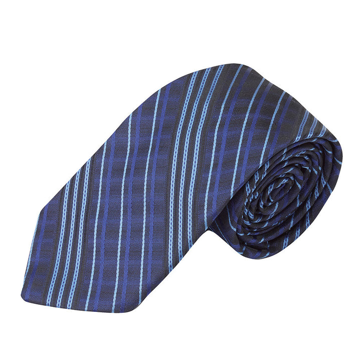 corbata azul marino para hombre con lineas formal de vestir moderna vittorio forti ropa de moda para hombre tienda de ropa online para hombre con descuento