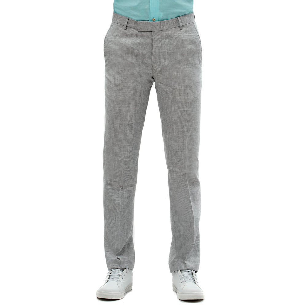 Pantalón De Vestir Para Hombre Formal Beige Slim-Fit