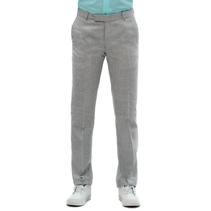 Pantalón De Vestir Para Hombre Formal Beige Slim-Fit